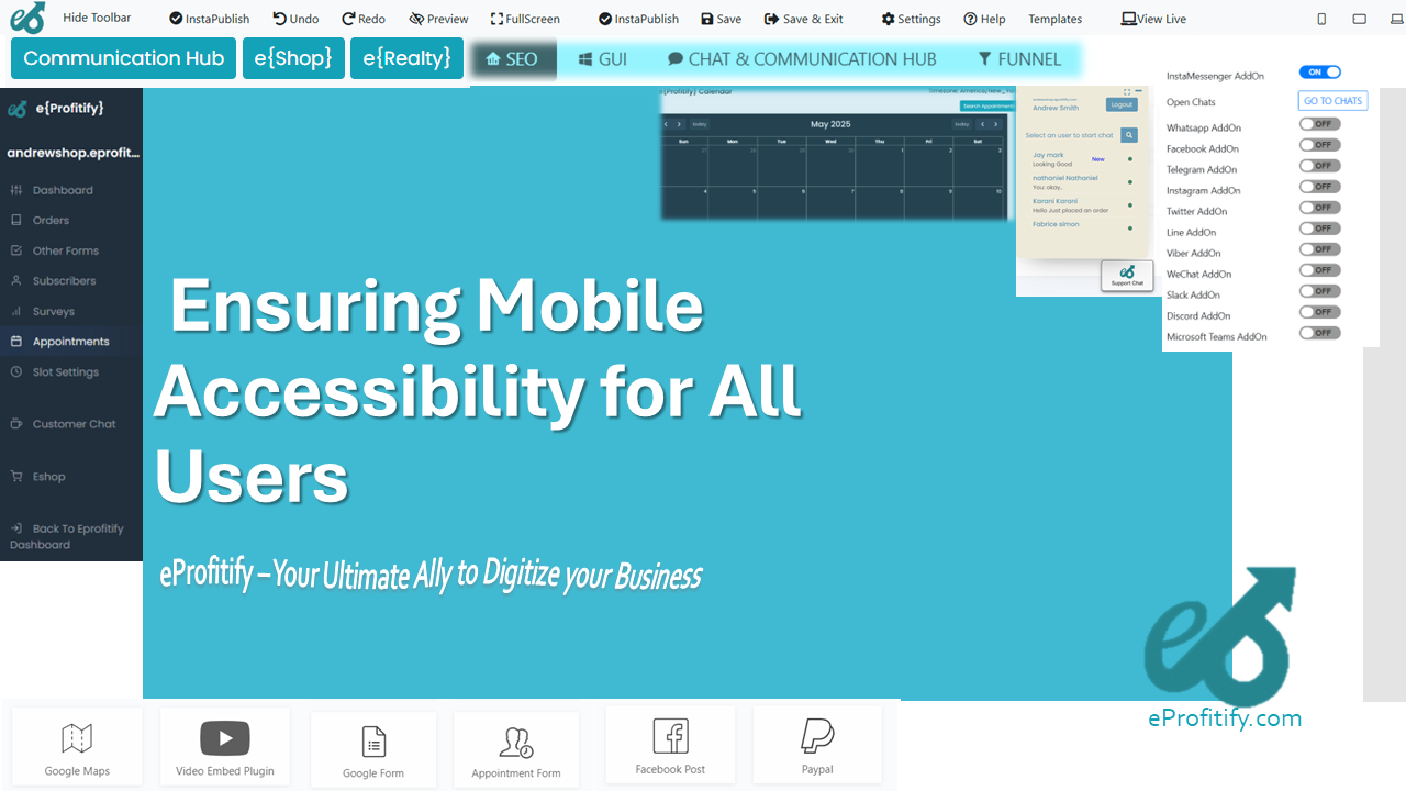 Ensuring Mobile Accessibility for All Users